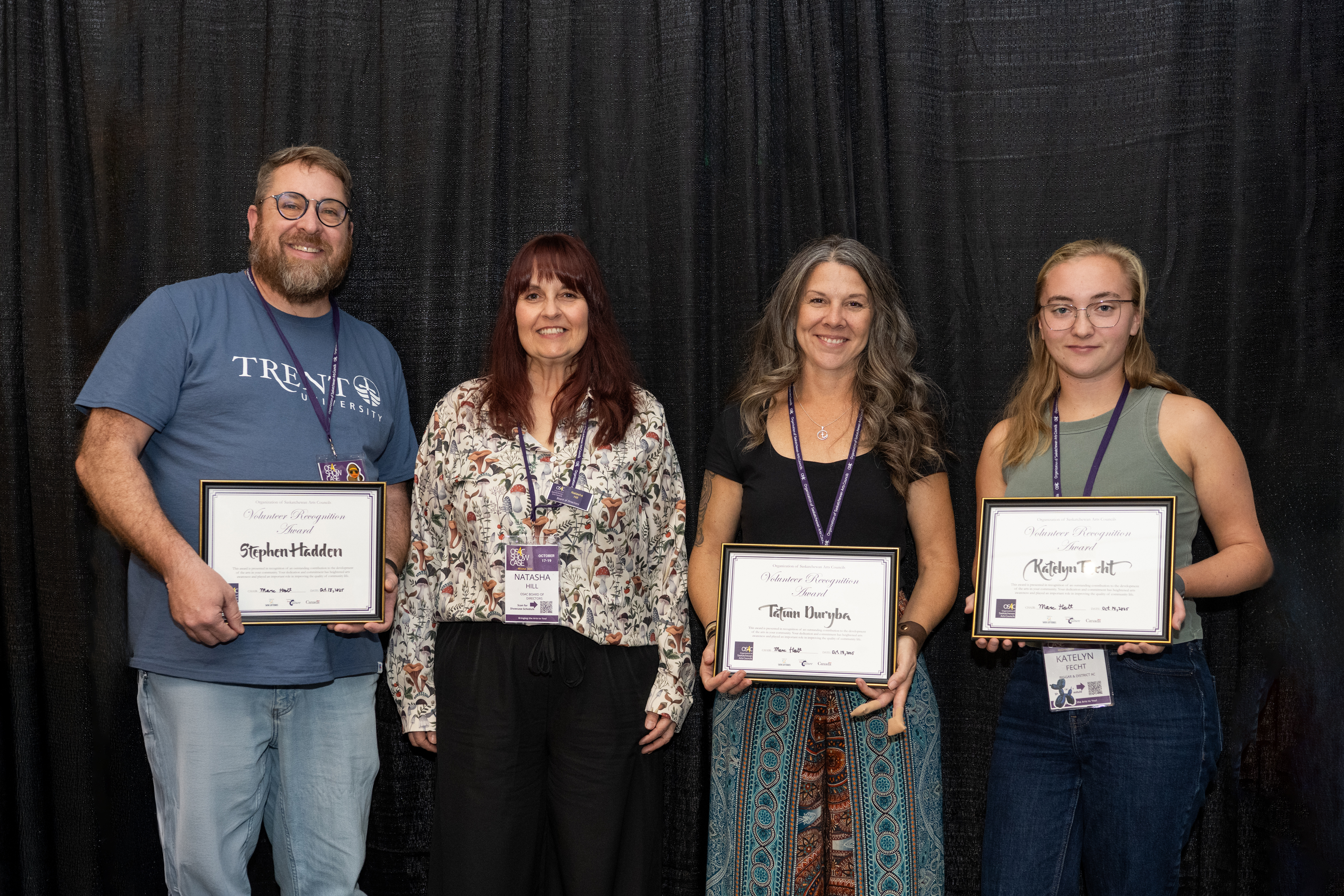 OSAC Volunteer Award Winners 